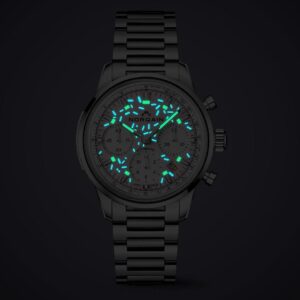 N2201.19S04.K01 NORQAIN ノルケイン フリーダム クロノ 40mm エンジョイライフ スプリンクル ブレスレット仕様