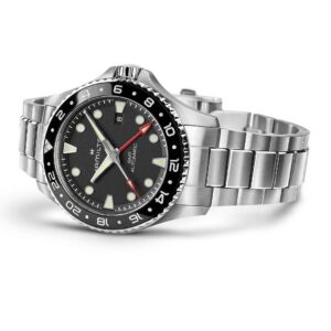 H82555130 HAMILTON ハミルトン カーキ ネイビー スキューバ GMT 43mm