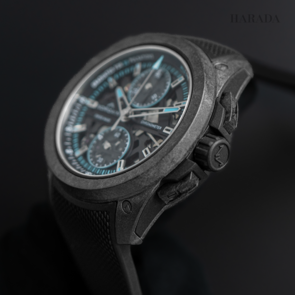N3002.40Q01.B07 NORQAIN ノルケイン ワイルドワン スケルトン クロノ 42mm ブラックラバーストラップ仕様