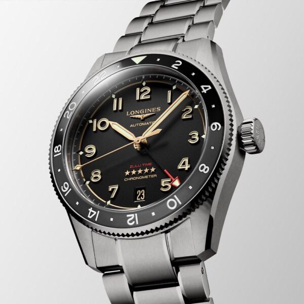 L3.802.1.53.6 LONGINES ロンジン スピリット Zulu Time チタニウム 39mm
