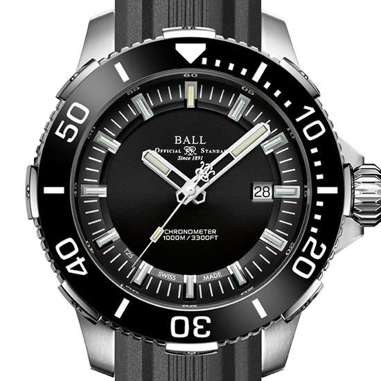 DM3002A-P3CJ-BK BALL WATCH ボールウォッチ エンジニア ハイドロカーボン ディープクエスト? セラミック