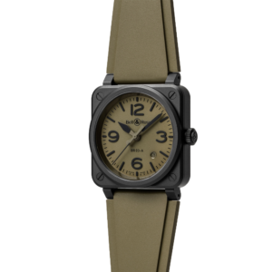 BR03A-MIL-CE/SRB ミリタリーセラミック Bell & Ross ベル&ロス インストゥルメント NEW BR03