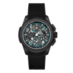 N3002.40Q01.B07 NORQAIN ノルケイン ワイルドワン スケルトン クロノ 42mm ブラックラバーストラップ仕様