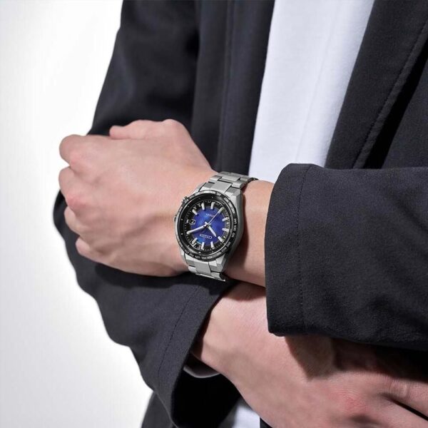 【世界限定2,000本】 CB0288-65L CITIZEN シチズン アテッサ ACT Line UNITE with BLUE