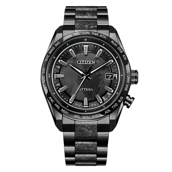 【世界限定1,900本】 CB0285-63E CITIZEN シチズン アテッサ ACT Line ブラックチタンシリーズ HAKUTO-Rコラボレーションモデル