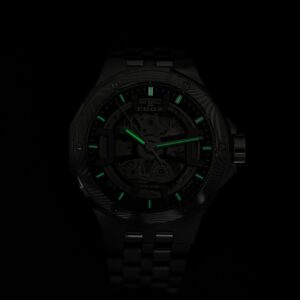 【世界限定300本】 85310-3DM-NGIN EDOX エドックス デルフィン オリジナル メカノ オートマティック ダマスカス リミテッドエディション