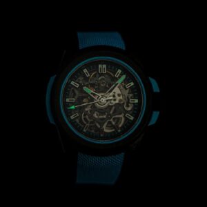 N3001.07Q02.B02 NORQAIN ノルケイン ワイルドワン スケルトン 39mm スカイブルー