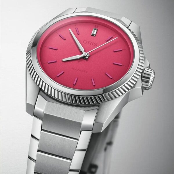 01 531 7796 4158-07 8 17 05LC ORIS オリス プロパイロットX ミス・ピギー エディション 34mm