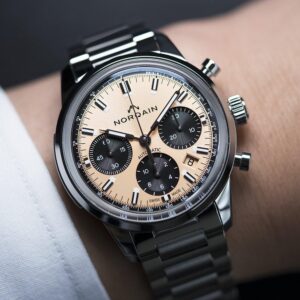 【世界限定300本】 N2201S22LC/F221/201SG NORQAIN ノルケイン フリーダム60 クロノ 40mm ピーチ