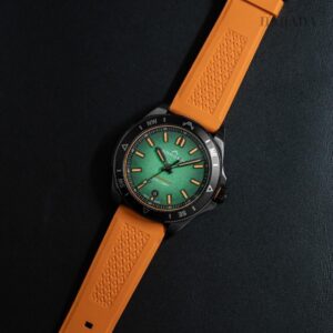 N1300.08B01.B01 NORQAIN ノルケイン アドベンチャー ネベレスト 40mm リミテッドエディション オレンジラバーストラップ仕様