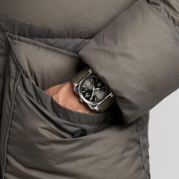 BR0392-GC3-ST/SCA Bell & Ross ベル&ロス BR03-92 グレーラム
