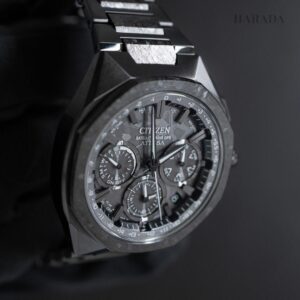 【世界限定1,800本】 CC4107-80H CITIZEN シチズン アテッサ ACT Line ブラックチタンシリーズ クリスタルオクタゴン