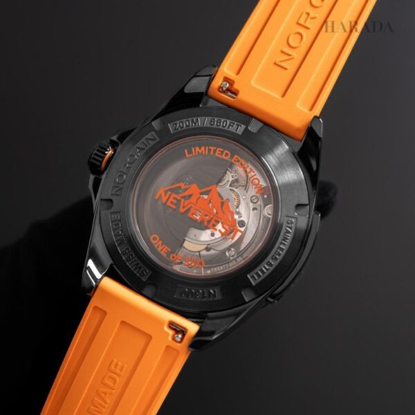 N1300.08B01.B01 NORQAIN ノルケイン アドベンチャー ネベレスト 40mm リミテッドエディション オレンジラバーストラップ仕様