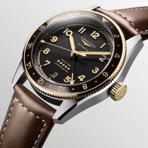 L3.802.5.53.2 LONGINES ロンジン スピリット Zulu Time 39mm
