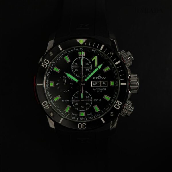 01128-3NRCA-NN EDOX エドックス クロノオフショア1 ベゼルロック クロノグラフ オートマティック