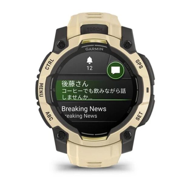 GARMIN ガーミン Instinct 3 インスティンクト AMOLED 010-02936-32 Citrine 45mm