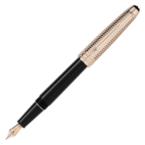 MONTBLANC モンブラン マイスターシュテュック ドゥエ ジオメトリー シャンパンゴールドコート クラシック 万年筆 MB118092