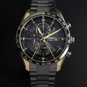 【世界限定2,200本】 AT8384-58E CITIZEN シチズン アテッサ LIGHT in BLACK Eco-Drive 50th Anniversary Edition