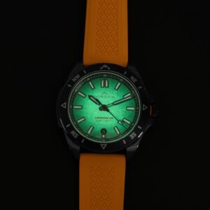 N1300.08B01.B01 NORQAIN ノルケイン アドベンチャー ネベレスト 40mm リミテッドエディション オレンジラバーストラップ仕様
