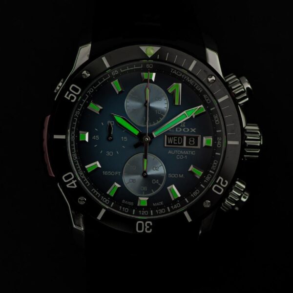 01128-3NOCA-BUIDN EDOX エドックス クロノオフショア1 ベゼルロック クロノグラフ オートマティック