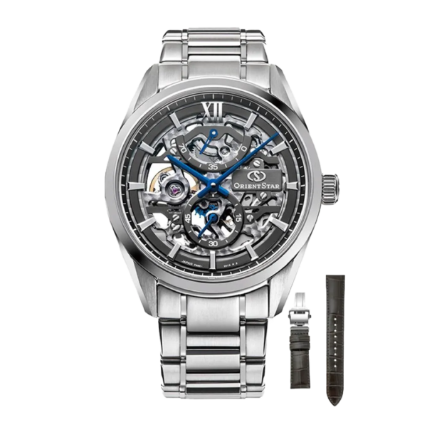 【替えバンド付き】RK-AZ0102N ORIENT STAR オリエントスター M34 F8 スケルトン ハンドワインディング