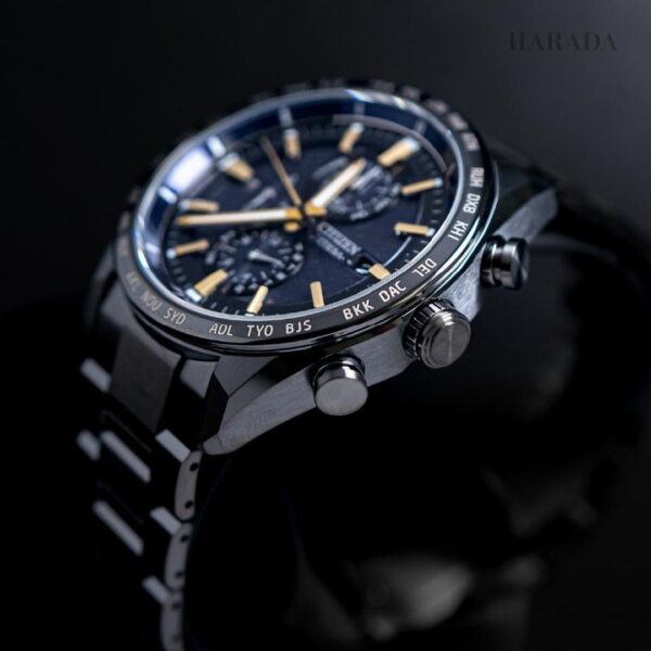 【世界限定1,300本】 AT8289-67E CITIZEN シチズン アテッサ ACT Line ブラックチタンシリーズ JAXA LABEL HTV-X Limited model