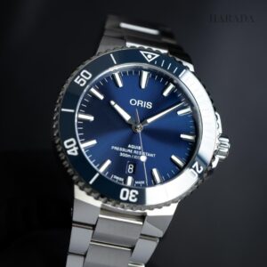01 733 7787 4135-07 8 22 04PEB ORIS オリス アクイスデイト 41.5mm