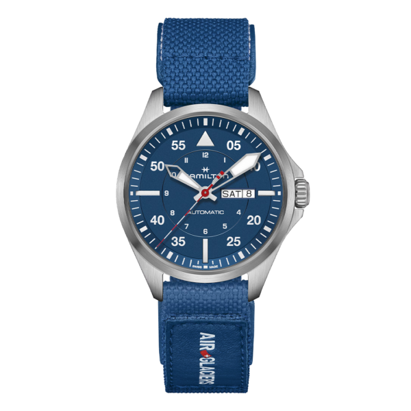 H64655941 HAMILTON ハミルトン カーキ アビエーション パイロット デイデイト エアー グラシエ エディション 42mm