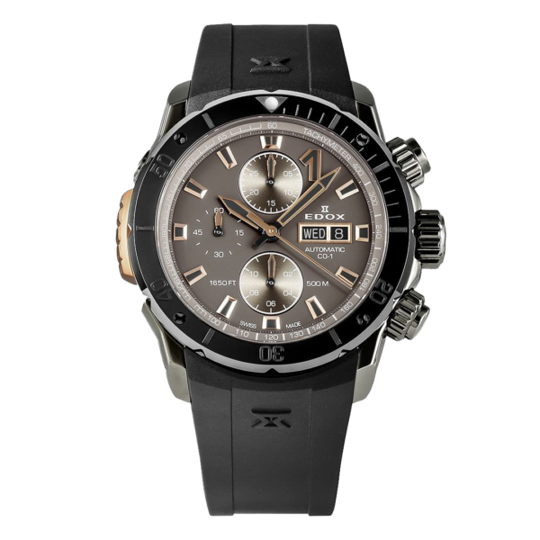 01128-37GNRCA-GNR EDOX エドックス クロノオフショア1 ベゼルロック クロノグラフ オートマティック
