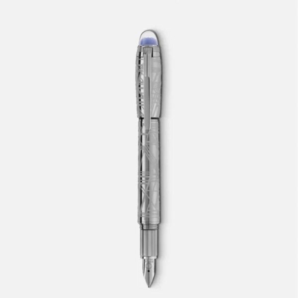 MB130219 MONTBLANC モンブラン スターウォーカー スペースブルー メタル 万年筆
