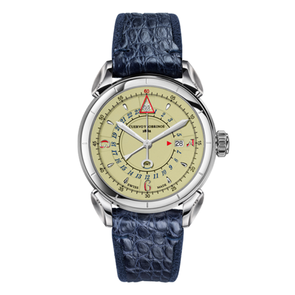 3204-1C Cuervo y Sobrinos クエルボ・イ・ソブリノス ヴェロ GMT