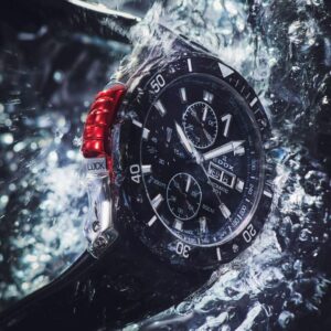 01128-3NRCA-NN EDOX エドックス クロノオフショア1 ベゼルロック クロノグラフ オートマティック