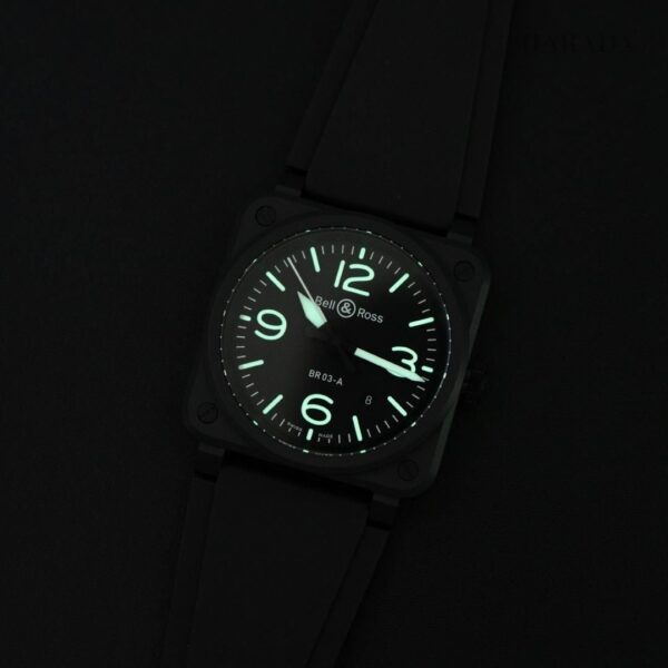 BR03A-BL-CE/SRB Bell & Ross ベル&ロス BR-03 ブラックマット