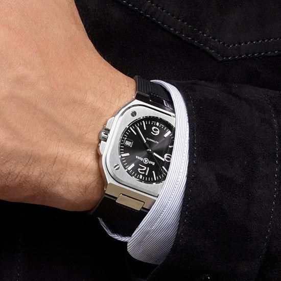 BR05A-BL-ST/SRB Bell & Ross ベル&ロス BR-05 ブラックスチール