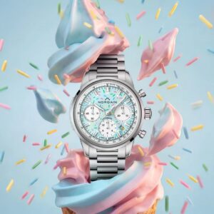 N2201.19S04.A01 NORQAIN ノルケイン フリーダム クロノ 40mm エンジョイライフ スプリンクル ブレスレット仕様
