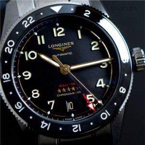 L3.802.1.53.6 LONGINES ロンジン スピリット Zulu Time チタニウム 39mm