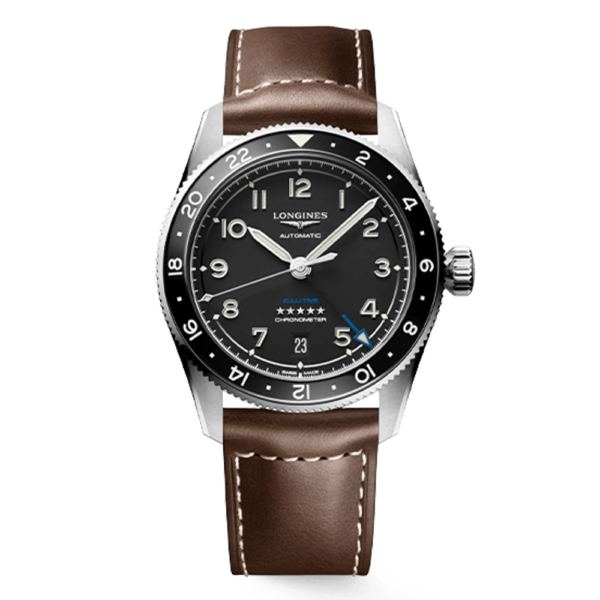 L3.802.4.53.2 LONGINES ロンジン スピリット Zulu Time 39mm