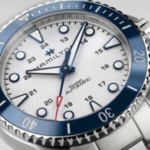 H82505150 HAMILTON ハミルトン カーキ ネイビー スキューバ 43mm