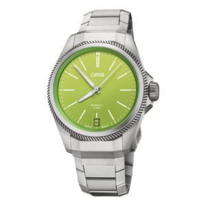 01 400 7778 7157-Set ORIS オリス プロパイロットX カーミット エディション 39mm