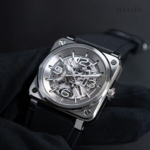 BR03A-BL-SKST/SRB Bell & Ross ベル&ロス BR03 スケルトン スティール 41mm