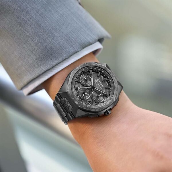 【世界限定1,800本】 CC4107-80H CITIZEN シチズン アテッサ ACT Line ブラックチタンシリーズ クリスタルオクタゴン