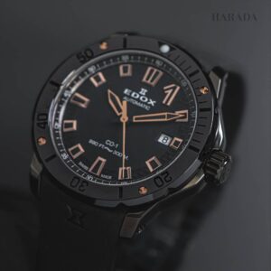 80137-37GNR-CANR EDOX エドックス クロノオフショア1 ベゼルロック デイト 42mm