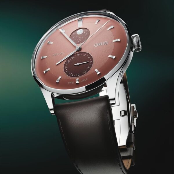 01 782 7811 4056-07 6 20 17FC ORIS オリス アートリエ コンプリケーション 39.5mm