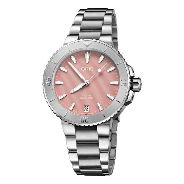 01 733 7770 4158-07 8 18 05P ORIS オリス アクイスデイト 36.5mm