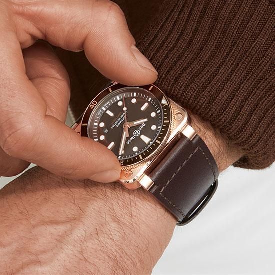 【999本限定】BR0392-D-BR-BR/SCA ブラウン ブロンズ Bell & Ross ベル&ロス インストゥルメント BR03-92 ダイバー