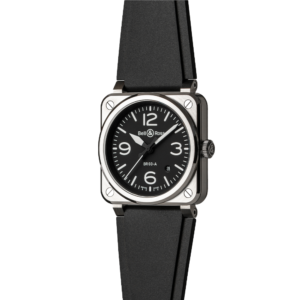 BR03A-BL-ST/SRB Bell & Ross ベル&ロス BR-03 ブラックスティール