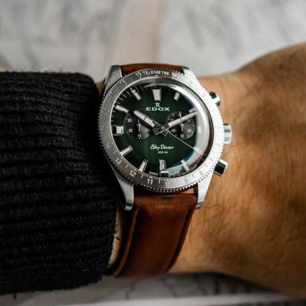 10116-3-VIDN EDOX エドックス スカイダイバー クロノグラフ