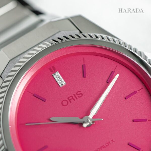 01 531 7796 4158-07 8 17 05LC ORIS オリス プロパイロットX ミス・ピギー エディション 34mm