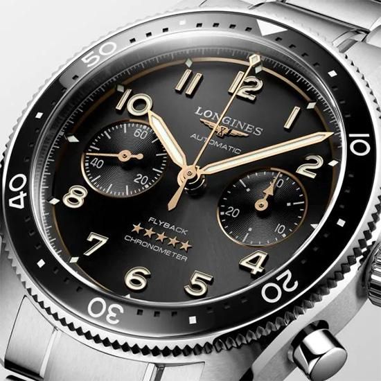 L3.821.4.53.6 LONGINES ロンジン スピリット フライバック 42mm