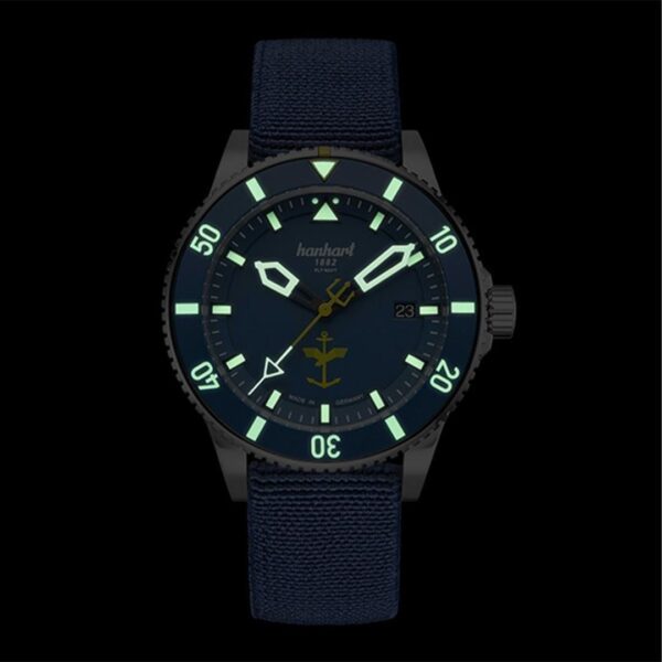 【世界限定150本】 774.274.6428.MFG5 Hanhart ハンハルト フライ ネイビー エアロスフィア MFG3